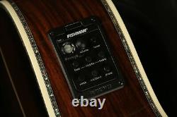 00045 Acoustic Electric Guitar Solid Spruce Top ebony Fingerboard Handmade