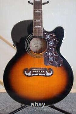 2012 Epiphone EJ-200CE/VS Acoustic Electric Guitar withSoft Case
