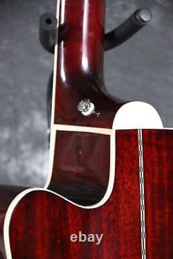 41 12 Strings Acoustic Electric Guitar White Pickguard Rosewood Fingerboard Red