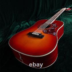 41 inch 12 Strings Hummingbird D-Type Acoustic Electric Guitar Solid Spruce Top