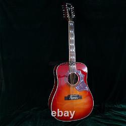 41 inch 12 Strings Hummingbird D-Type Acoustic Electric Guitar Solid Spruce Top