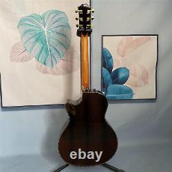 6 String Solid Spruce Top Acoustic Electric Guitar Black Fretboard in Stock