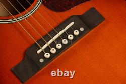 6 Strings 160E Acoustic Electric Guitar Sunburst Spruce Top Mahogany Back & Side