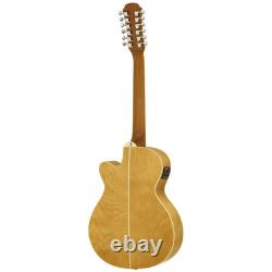 ARIA FET-DLX / 12 LVS Light Vintage Sunburst 12-string electric acoustic guitar
