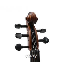Advanced 5 String Electric Acoustic Violin 4/4 Full Size Maple Spruce Pro Tone