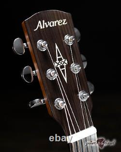 Alvarez AFA95CESHB Artist Elite Folk/OM Acoustic/Electric Guitar Shadowburst