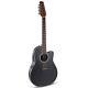 Applause E-acoustic 12-string Acoustic Electric Guitar Black Satin