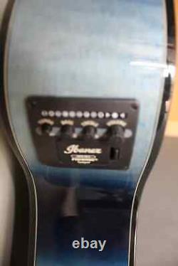Brand New Ibanez AEWC400 Steel String Cutaway Acoustic/Electric Guitar Blue