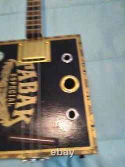 Cigar Box Guitar 3 String Acoustic/electric All Solid Wood Humbucker P. U. Rocks