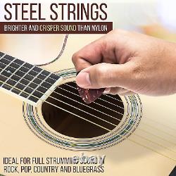 Cutaway Acoustic Electric Guitar Kit, 4/4 Scale Spruce Wood Steel String Instrum