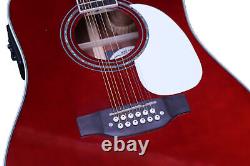 Electric Acoustic Guitar 12 Strings 41'' With EQ Cutway Solid Spruce
