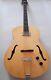 Electric Acoustic Guitar 6-string Semi-hollow In Natural With Pickups F-hole