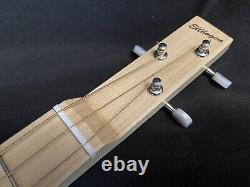 Ellbogen Guitars Cigar Box Guitar Acoustic/electric 3 String Video Demo