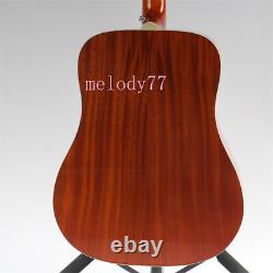 Factory 6 String D45 Acoustic Guitar Solid Spruce Top Honey Rosewood Fretboard