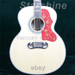 Factory Hollow Body 12String Acoustic Electric Guitar with EQ Rosewood Fretboard