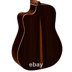 Faith FSCEHG HiGloss Saturn Cutaway Acoustic / Electric Guitar with case