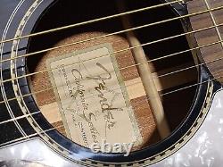 Fender Sonoran SCE 6 String Acoustic Electric Guitar AS IS PARTS REPAIR