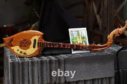 Folk Guitar Thai Isan Phin Laos Acoustic Electric String Instrument Mandolin