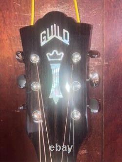 Guild D-120CE All Solid Dreadnought Steel String Acoustic/Electric Guitar WithBag