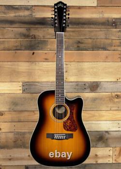 Guild D-2612CE Deluxe 12-String Acoustic/Electric Guitar Antique Burst