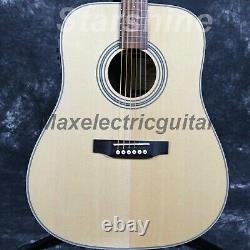 Hollow Body Nature Electric Acoustic Guitar Rosewood Fretboard 6String Fast Ship