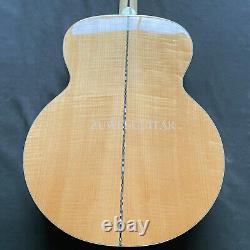 Hot Sell J200 Acoustic Electric Guitar Jumbo Body Real Abalone Inlay 6-String