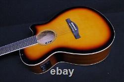 IBANEZ AEG7 VSH Acoustic Electric Cutaway Guitar SMALL BODY with preamp withTuner