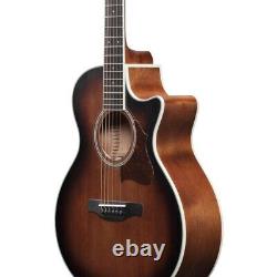 Ibanez AE240JRMHS Acoustic Electric Mahogany Sunburst Open Pore Guitar withBag