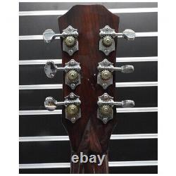 LA Guitars all Solid wood Dreadnought Acoustic / Electric Guitar
