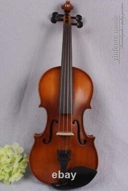 Left hand 4string Electric Acoustic Violin 4/4 Spruce Maple wood Free Case