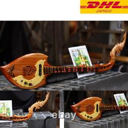 Mandolin Folk Guitar Thai Isan Phin Laos Acoustic Electric String Instrument