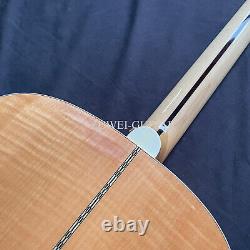 Naughty Boy J200 Acoustic Electric Guitar Jumbo Body Real Abalone Inlay 6-String