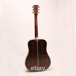 New Acoustic Electric Guitars MD Style Soild Spruce Top Abalone Inlay