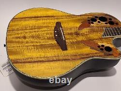 Ovation Celebrity CC44-FKOA 6 String Electric Acoustic Guitar Koa Top