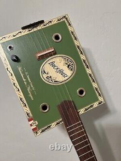 REDUCED PRICE! Cigar Box Guitar. Acoustic/Electric. 4 String Brickhouse Box