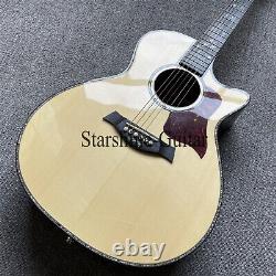 STARSHINE 916 Acoustic Guitar Abalone Inlay Ebony Fretboard Electronic Pickups
