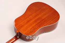 STARSHINE J45 Acoustic Electric Guitar Mahogany Back&Side Solid Spruce Top