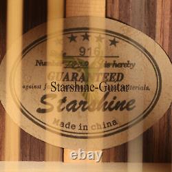 Solid Spruce Top 916 Acoustic Electric Guitar Rosewood Back&Side Black Fretboard