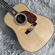 Solid Spruce Top Acoustic Electric Guitar Abalone Inlay Gold Hardware Fast Ship