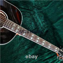 Starshine 6 String J45 Acoustic Electric Guitar Sunburst Color Spruce Veneer