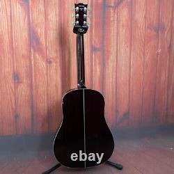 Sunburst EJ-160E Acoustic Electric Guitar Solid Spruce Top Rosewood Fretboard