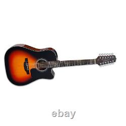 Takamine GD30CE-12 BSB Dreadnought 12 String Acoustic Electric Guitar, Sunburst