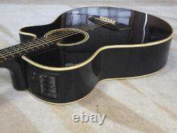 Takamine PT-106 Electric Acoustic Guitar Black Used From Japan