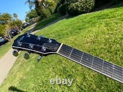 Taylor T5S Ebony Gloss Black Acoustic Electric Guitar with Original Case