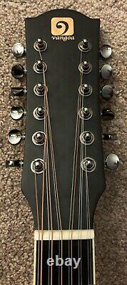 Vangoa 12 String Guitar, Twelve String Guitar Acoustic Electric Bundle