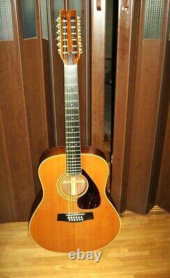 YAMAHA FG-12-800 1974's 12-String Black Label Acoustic Electric Guitar
