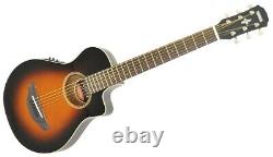 Yamaha APXT2 OVS Mini Electric Acoustic Guitar 6 String Japan APX-T2 Brown Rare