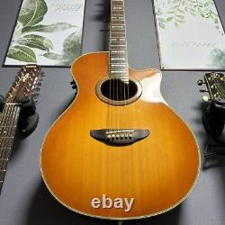 Yamaha Apx-7 Acoustic Electric Guitar String Height Adjusted Mic Blend Preamp Sa