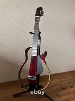 Yamaha SLG200N CRB Silent Acoustic Electric Guitar Nylon String Model Japan