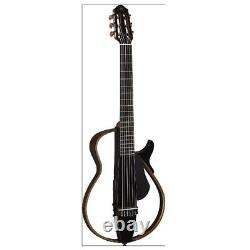 Yamaha SLG200N TBL Silent Acoustic Electric Guitar Nylon String with Gig Bag